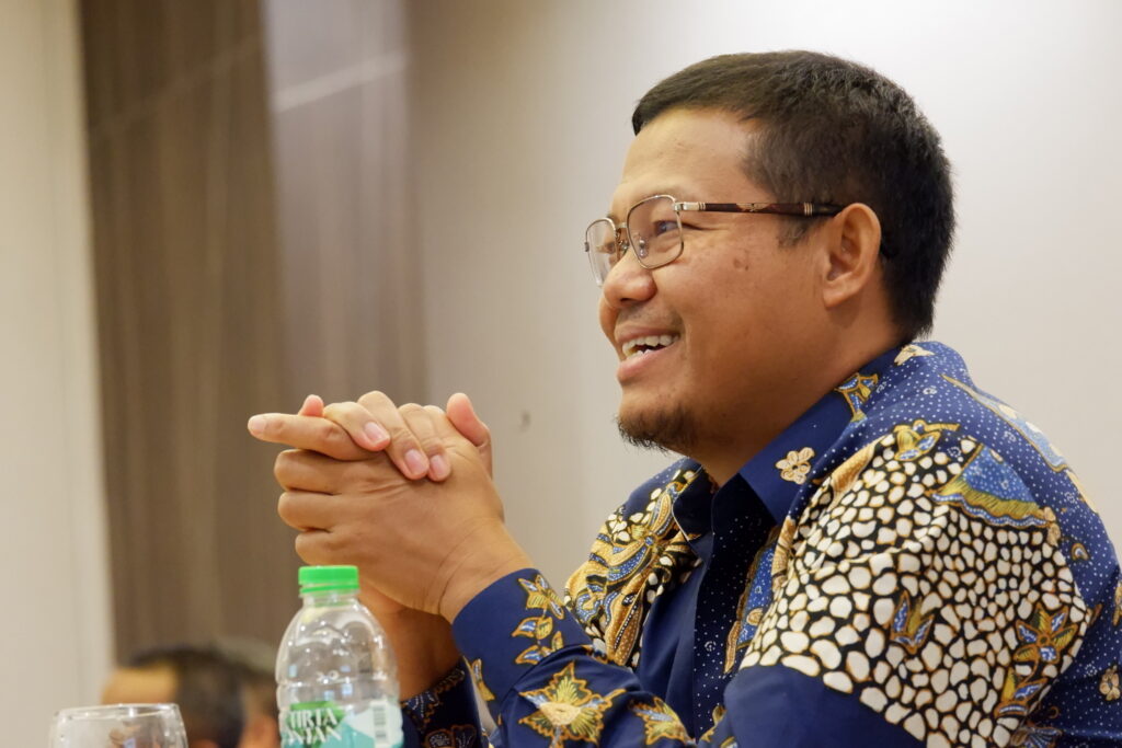 Dirut Perumda Tirta Intan, Dr. H. Aja Rowikarim. (ft: asep ahmad)
