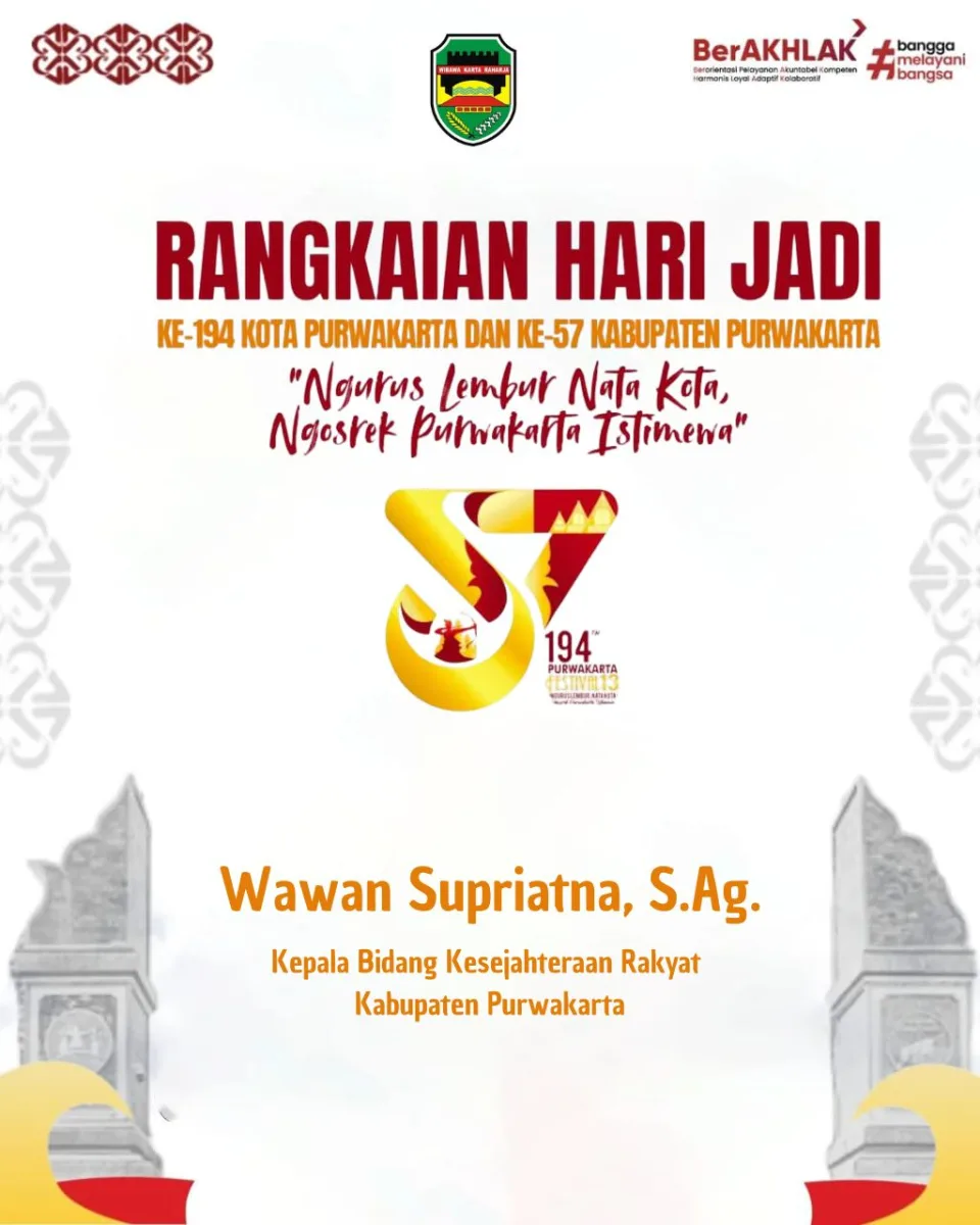 Kepala bidang kesejahteraan rakyat kabupaten purwakarta